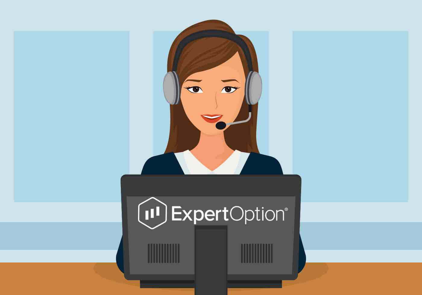 Sådan kontakter du ExpertOption Support