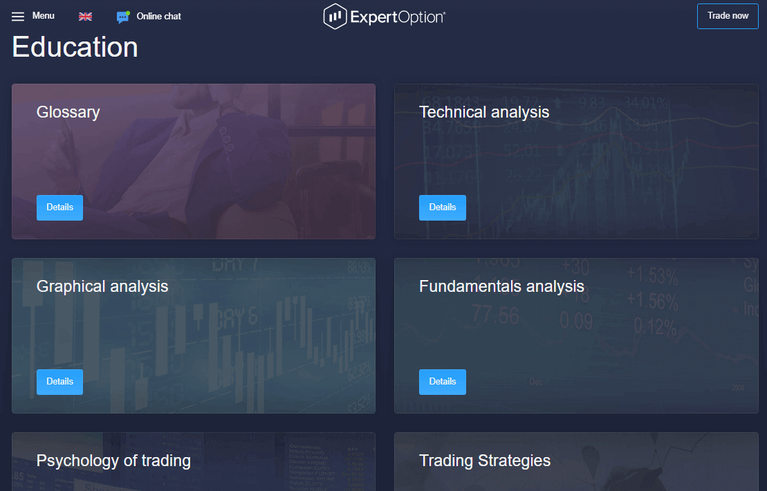 Cách liên hệ với bộ phận hỗ trợ của ExpertOption