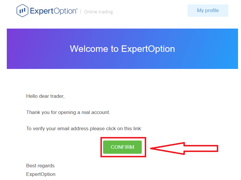 Sådan registrerer du en konto i ExpertOption Sådan registrerer du en konto i ExpertOption