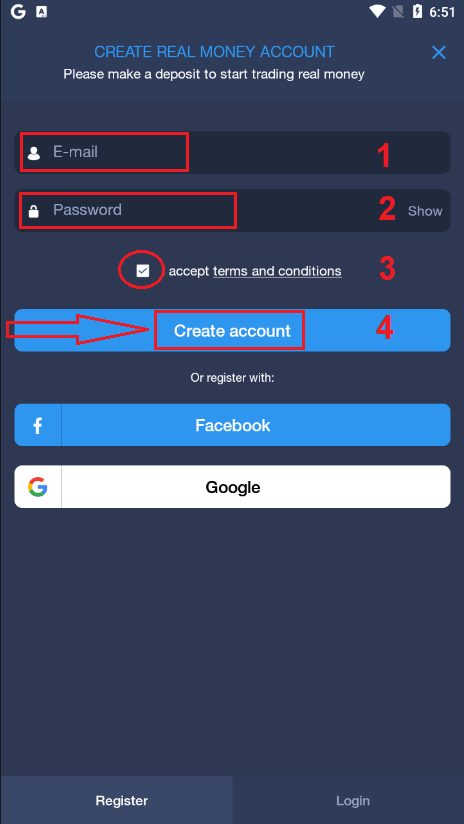 Cara Mendaftar dan Mengesahkan Akaun di ExpertOption Cara Mendaftar dan Mengesahkan Akaun di ExpertOption