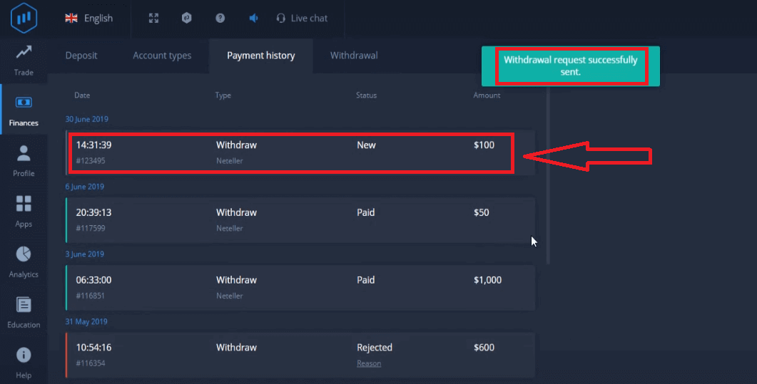Cara Mendaftar dan Mengeluarkan Wang di ExpertOption